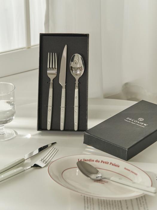 DECOVIEW Cafe Cutlery Set (Gift wrapping) Ivory
DECOVIEW Cafe Cutlery Set (Gift wrapping) Ivory