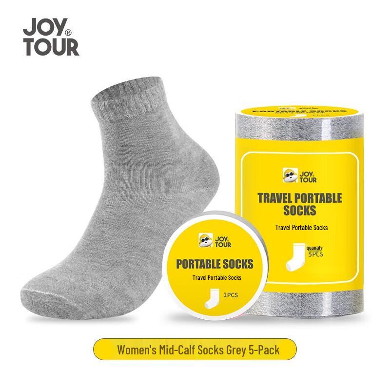 JOYTOUR Women s Compressed Disposable Mid-Calf Socks White, 5 Pairs/Pack x 1 Pack
JOYTOUR Women s Compressed Disposable Mid-Calf Socks White, 5 Pairs/Pack x 1 Pack