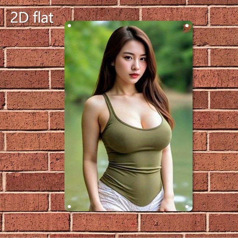 Metal Wall Art Woman Portrait D Flat Iron Sign for Home Decor Bedroom Cafe Bar Easy Mounting Holes Holiday Gift 20x30cm
Metal Wall Art Woman Portrait D Flat Iron Sign for Home Decor Bedroom Cafe Bar Easy Mounting Holes Holiday Gift 20x30cm