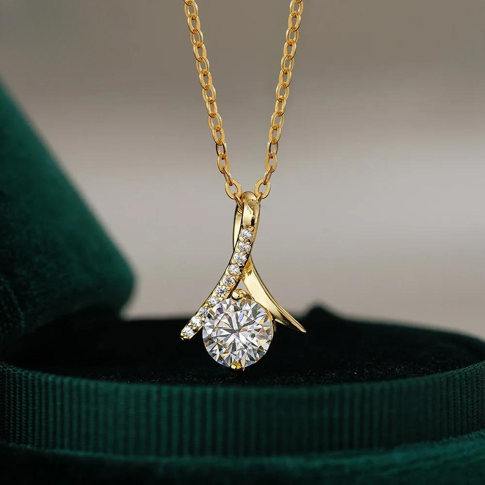 Irregular Geometric Pendant Diamond Moissanite Necklace for Women Gold Premium Wedding Fine Jewelry Gift
Irregular Geometric Pendant Diamond Moissanite Necklace for Women Gold Premium Wedding Fine Jewelry Gift