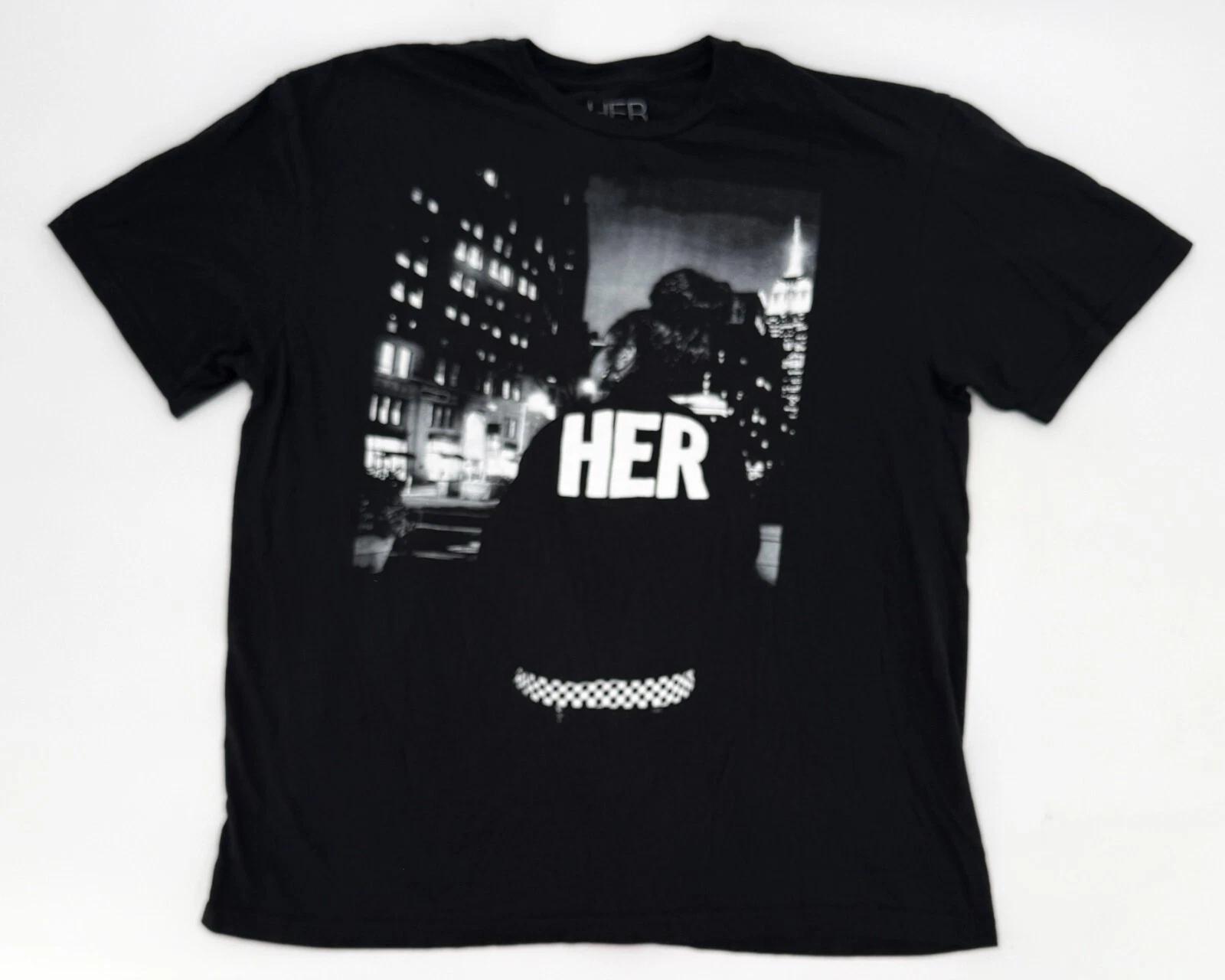 H.E.R. HER Shirt Adult Large Black Graphic T-Shirt R&B Music Concert Tour S
H.E.R. HER Shirt Adult Large Black Graphic T-Shirt R&B Music Concert Tour S