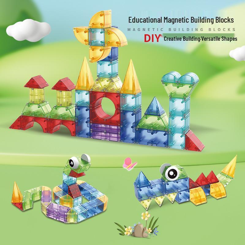 Children s 3D Magnetic Building Blocks - Large, Versatile Educational Set for Boys and Girls
Children s 3D Magnetic Building Blocks - Large, Versatile Educational Set for Boys and Girls
