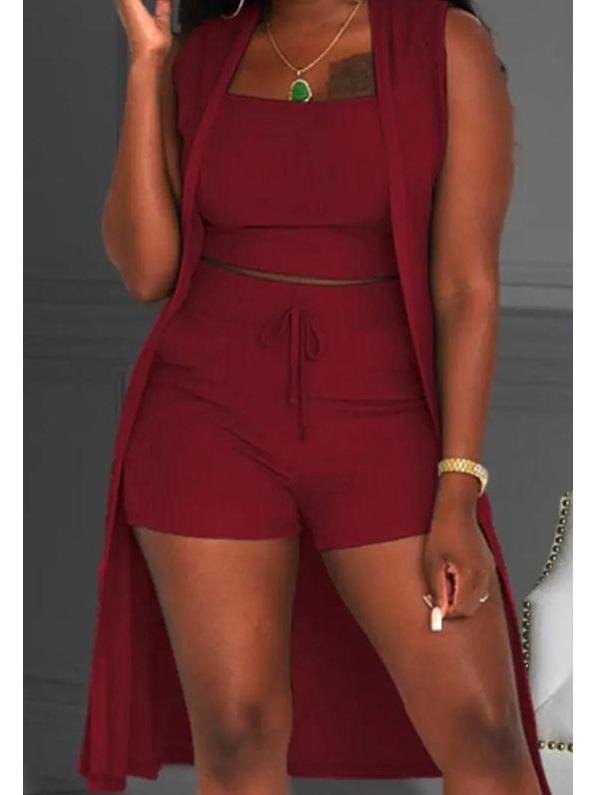 Cross2025 Women s European American Ribbed Solid Color Three-Piece Set S вина червоного кольору
Cross2025 Women s European American Ribbed Solid Color Three-Piece Set S вина червоного кольору