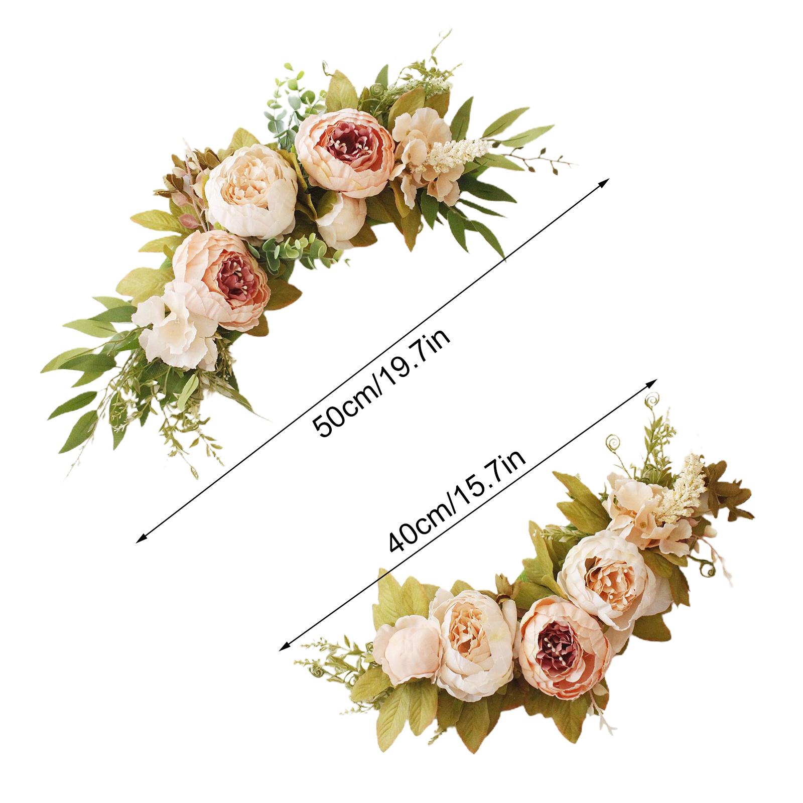 Artificial Flowers Swags Simulation Silk Flowers Peony Wreath Wall Hanging Chair Back Decorative Flowers for Wedding Type 2
Artificial Flowers Swags Simulation Silk Flowers Peony Wreath Wall Hanging Chair Back Decorative Flowers for Wedding Type 2