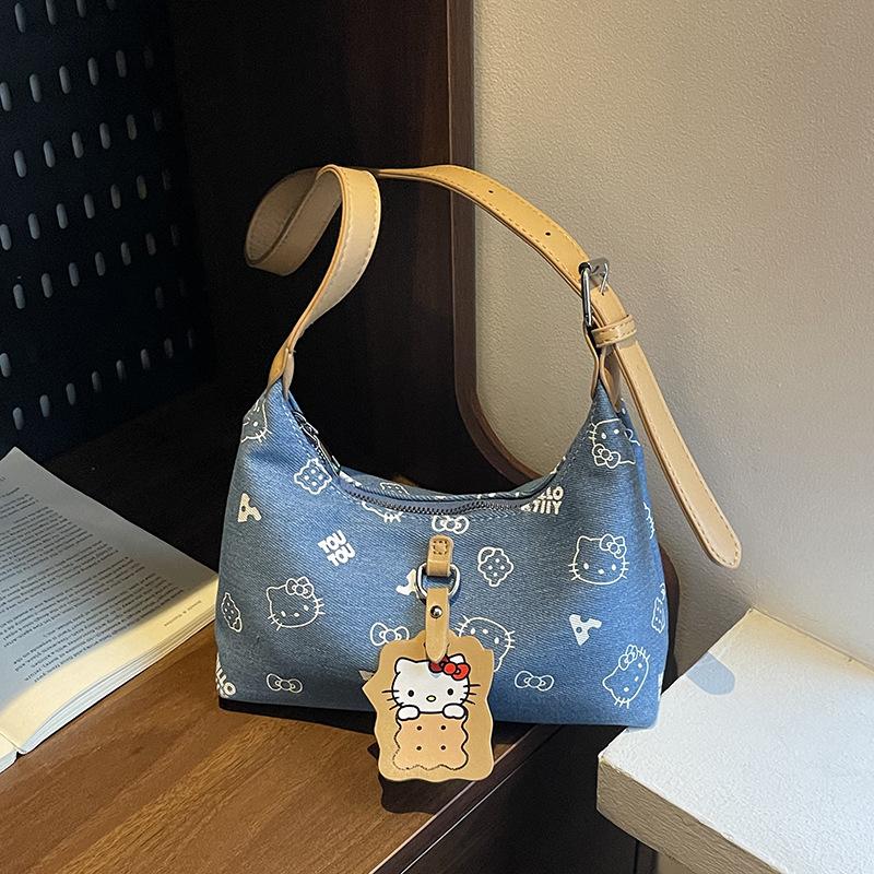 New Fashionable KT Lunch Box Bag with Denim Denim Under The Armpit, Stylish Katie Cat Print, Versatile and Cute Crossbody Bag, Single Shoulder синий
New Fashionable KT Lunch Box Bag with Denim Denim Under The Armpit, Stylish Katie Cat Print, Versatile and Cute Crossbody Bag, Single Shoulder синий