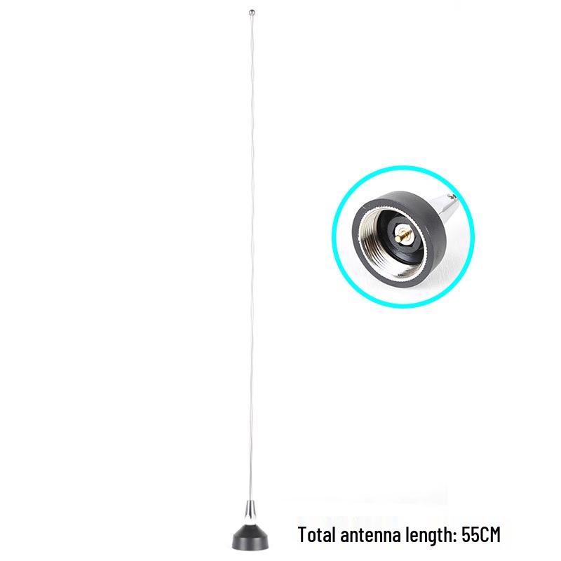 55CM Vehicle-Mounted Handheld Radio with NMO Suction Cup Antenna for VHF/UHF other
55CM Vehicle-Mounted Handheld Radio with NMO Suction Cup Antenna for VHF/UHF other