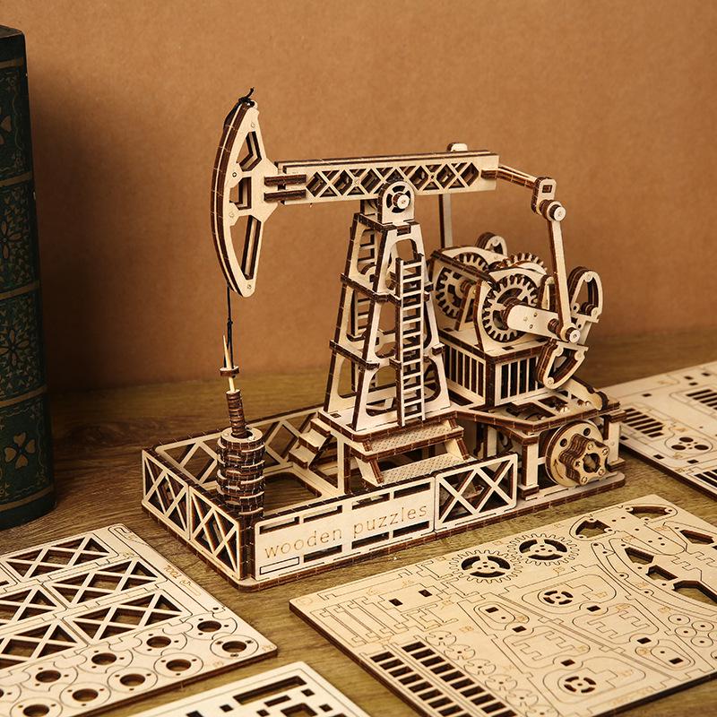 3D Stereoscopic Oil Well Wooden Puzzle - Educational DIY Children s Toy & Desktop Ornament
3D Stereoscopic Oil Well Wooden Puzzle - Educational DIY Children s Toy & Desktop Ornament