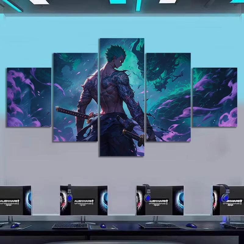 5 Pieces Zoro Painting HD Printed Anime ONE PIECE Canvas Poster Wall Art E-sports Room Anime Mural Home Decor Bedroom Decor 20x35-20x45-20x55cm
5 Pieces Zoro Painting HD Printed Anime ONE PIECE Canvas Poster Wall Art E-sports Room Anime Mural Home Decor Bedroom Decor 20x35-20x45-20x55cm