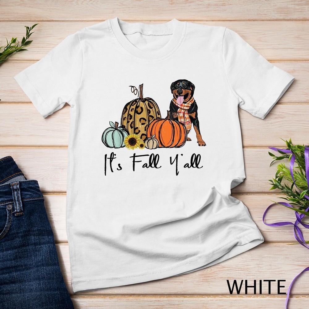 It s Fall Y all Yellow Rottweiler Dog Leopard Pumpkin Unisex T-shirt 4XL
It s Fall Y all Yellow Rottweiler Dog Leopard Pumpkin Unisex T-shirt 4XL