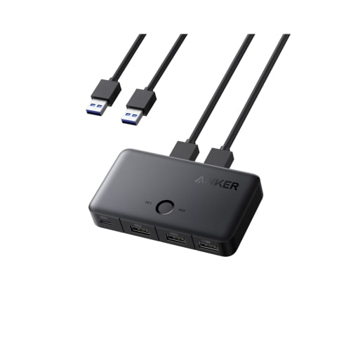 Anker USB Switch (5Gbps, For Desktop PC & Notebook PC) 8-in-1 Switcher 2 USB-A Input Ports (For Notebook PC & Desktop PC) USB-C Port Equipped with USB
Anker USB Switch (5Gbps, For Desktop PC & Notebook PC) 8-in-1 Switcher 2 USB-A Input Ports (For Notebook PC & Desktop PC) USB-C Port Equipped with USB