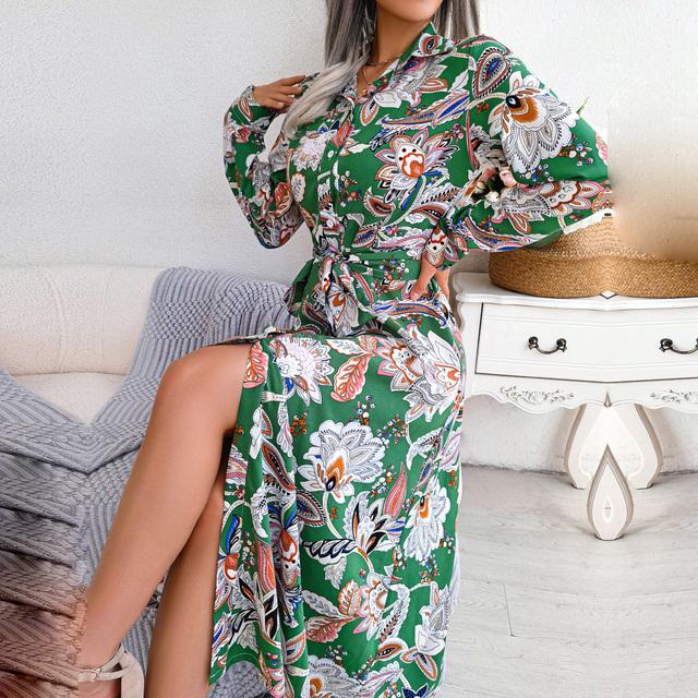 2026 New Women Spring Summer Retro Floral Collar Long Sleeve Tie Up Shirt Dress For Ladies Fashion All Match Print Dresses XL зелений
2026 New Women Spring Summer Retro Floral Collar Long Sleeve Tie Up Shirt Dress For Ladies Fashion All Match Print Dresses XL зелений