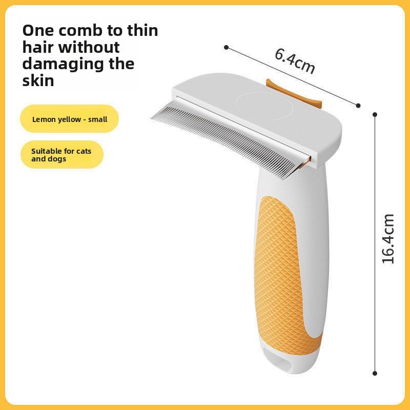 Cat hair thinner, pet hair thinner comb artifact, dog hair cleaning grooming tool,remove floating hair pet supplies жёлтый
Cat hair thinner, pet hair thinner comb artifact, dog hair cleaning grooming tool,remove floating hair pet supplies жёлтый