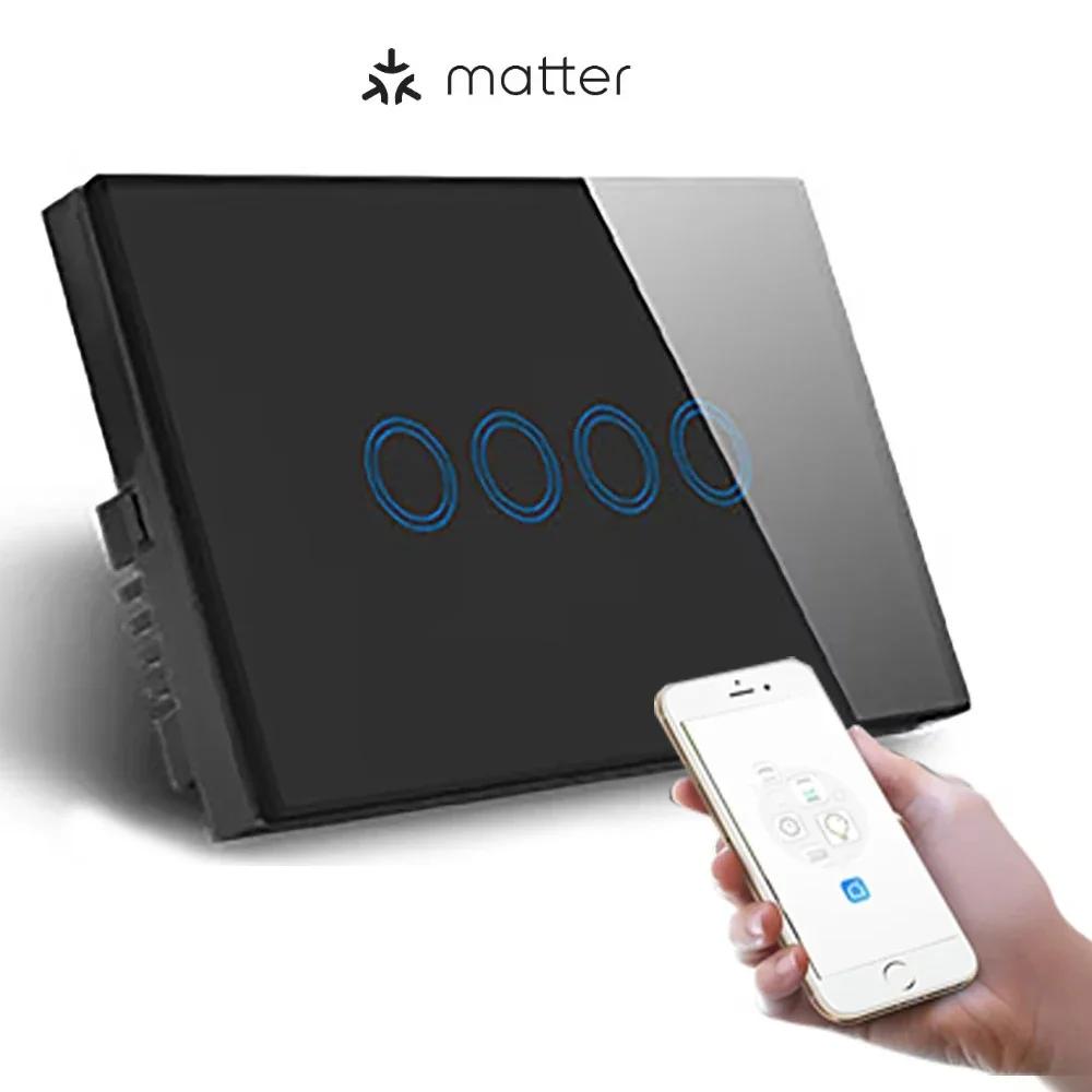 Melery Matter Thread WiFi Розумний вимикач світла для стіни Сенсорний екран Скляна панель Дистанційне керування через Alexa Google Home Siri Homekit SmartThings CHINA
Melery Matter Thread WiFi Розумний вимикач світла для стіни Сенсорний екран Скляна панель Дистанційне керування через Alexa Google Home Siri Homekit SmartThings CHINA