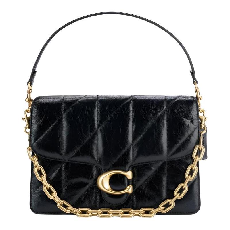 COACH ChainTabby 30 Brand Logo Flap Closure Handle Crossbody Calf Leather Shoulder Bag Large Women s Black чорний
COACH ChainTabby 30 Brand Logo Flap Closure Handle Crossbody Calf Leather Shoulder Bag Large Women s Black чорний