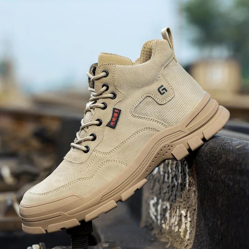 Мужская утепленная обувь 10 кВ Всесезонные утепленные ботинки электрика Носок с пластиковым покрытием Защита от раздавливания и прокола Защитная обувь 45
Мужская утепленная обувь 10 кВ Всесезонные утепленные ботинки электрика Носок с пластиковым покрытием Защита от раздавливания и прокола Защитная обувь 45