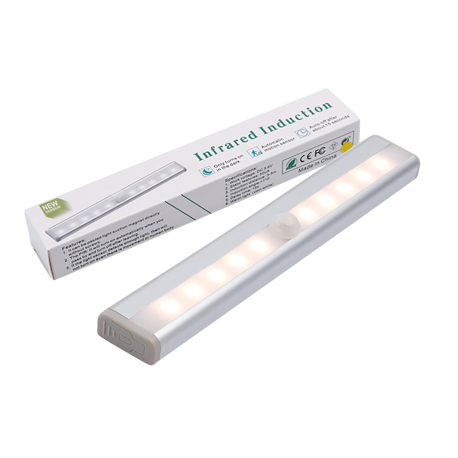 10 светодиодных светильников, крепящихся в любом месте, магнитные светильники для шкафа, светильники под шкафом, светодиодные фонари с датчиком движения на батарейках One Size
10 светодиодных светильников, крепящихся в любом месте, магнитные светильники для шкафа, светильники под шкафом, светодиодные фонари с датчиком движения на батарейках One Size