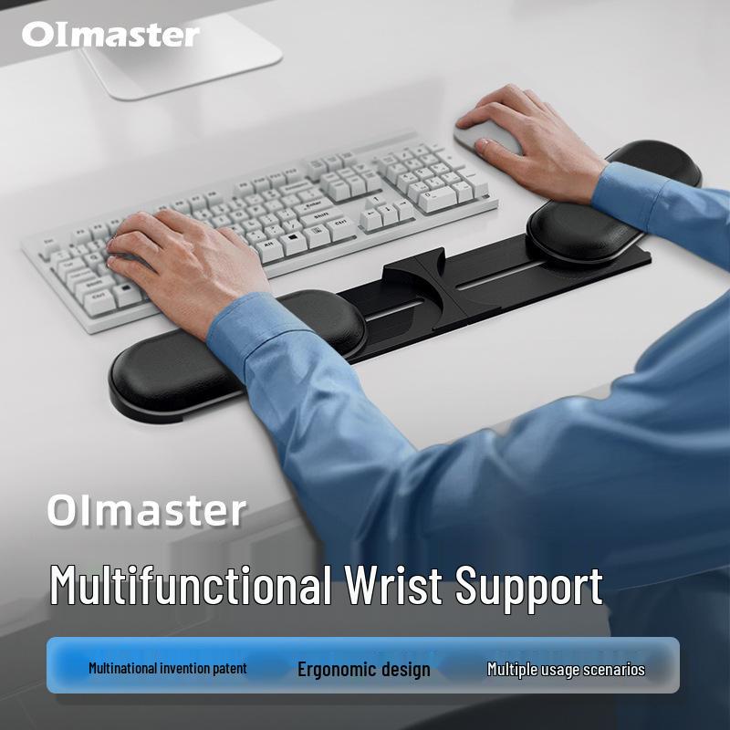 Wrist Rest Mouse Pad and Keyboard Hand Support - Soft, Foldable Arm and Elbow Protection for Office Use чорний
Wrist Rest Mouse Pad and Keyboard Hand Support - Soft, Foldable Arm and Elbow Protection for Office Use чорний