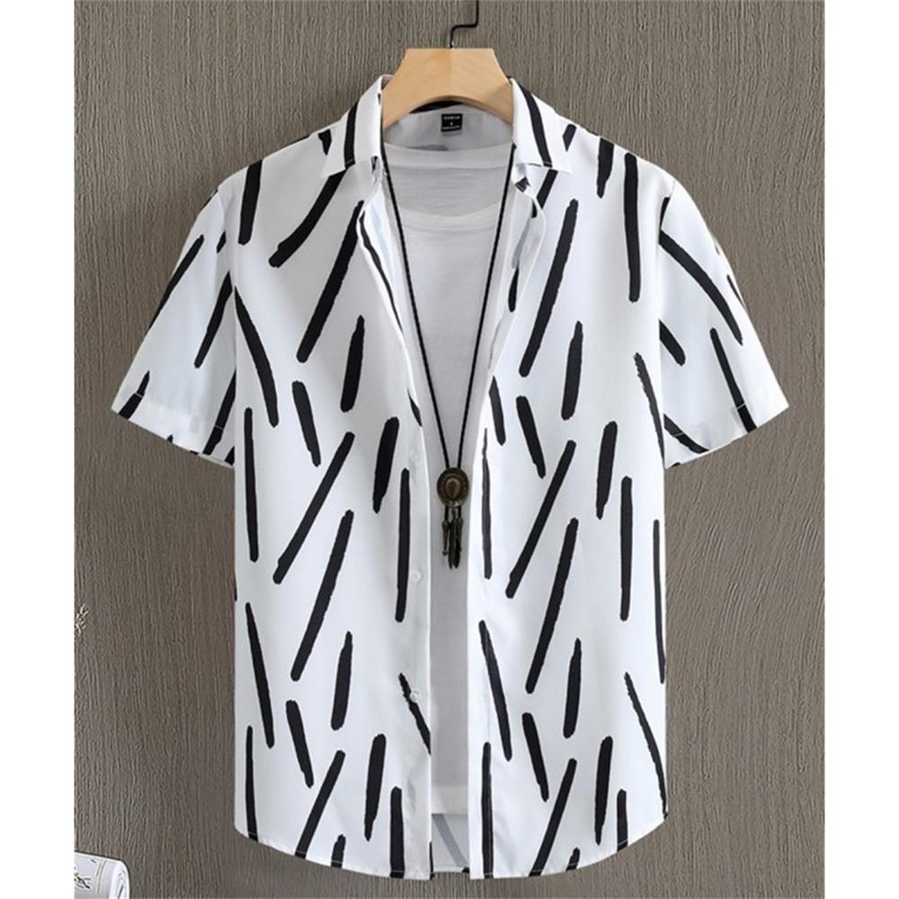 Men s 3D Print Striped Shirts Basic Hawaiian Short Sleeve Blouse with Flap Graphic Button Summer Fashion Men s Shirts XL
Men s 3D Print Striped Shirts Basic Hawaiian Short Sleeve Blouse with Flap Graphic Button Summer Fashion Men s Shirts XL