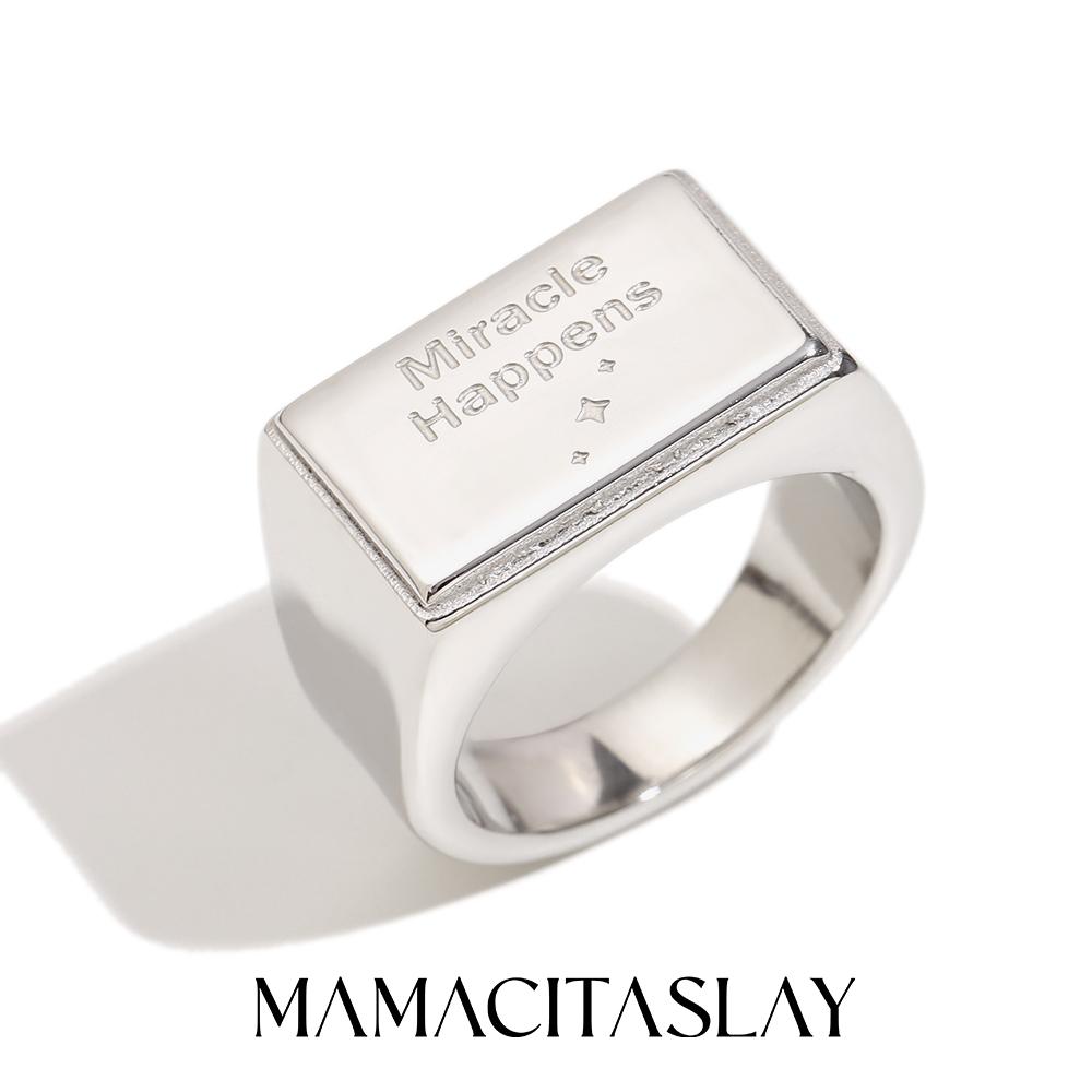 MamacitaSlay 316L Stainless Steel Miracle Happens Letter Ring Party Waterproof Jewelry Women s Classic Charm Ring 2026 Gift 6 серебряный
MamacitaSlay 316L Stainless Steel Miracle Happens Letter Ring Party Waterproof Jewelry Women s Classic Charm Ring 2026 Gift 6 серебряный