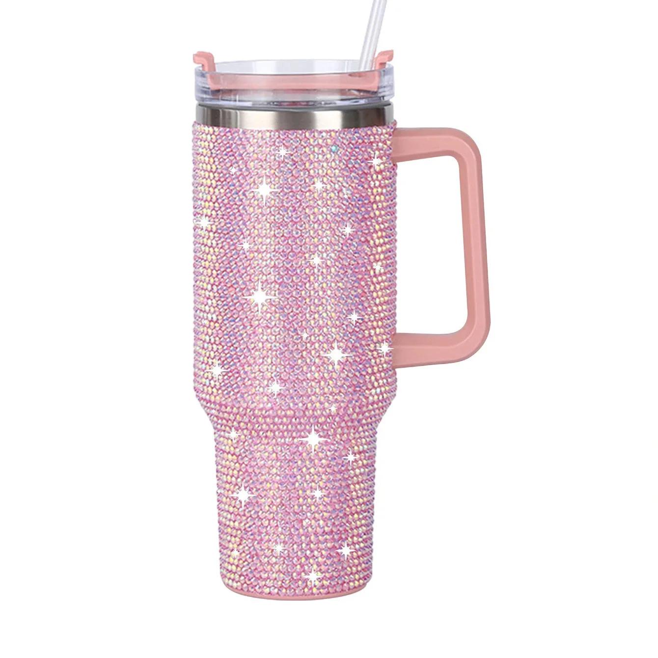 40oz Rhinestone Stainless Steel Thermoses Shiny Double Wall Vacuum Insulated Tumbler Travel Car Vacuum Flask Home Drinkware 1200ml 40Oz рожевий
40oz Rhinestone Stainless Steel Thermoses Shiny Double Wall Vacuum Insulated Tumbler Travel Car Vacuum Flask Home Drinkware 1200ml 40Oz рожевий