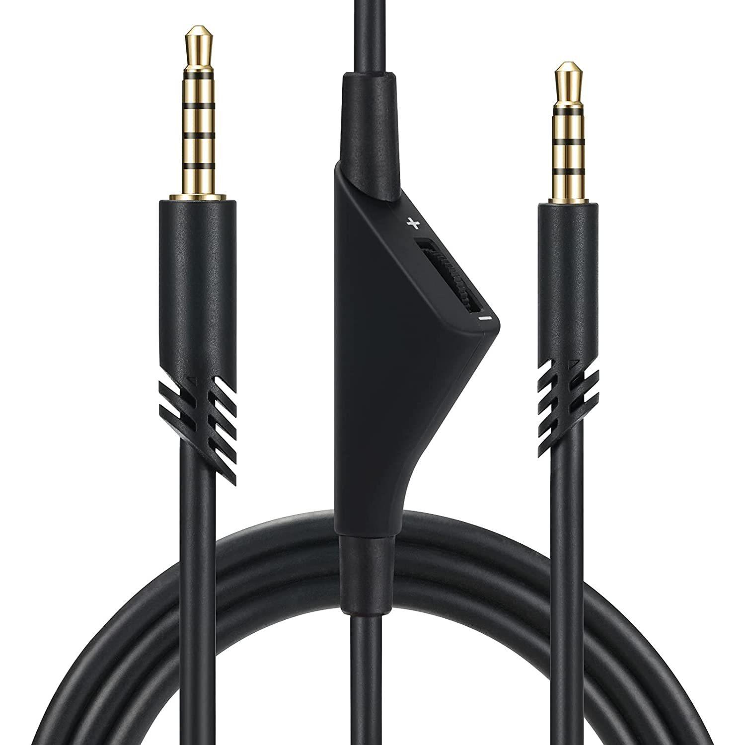 Сменный кабель для гарнитур A10 A40 / A40TR, кабель для игровых гарнитур с функцией регулировки громкости 2,0 м 
Сменный кабель для гарнитур A10 A40 / A40TR, кабель для игровых гарнитур с функцией регулировки громкости 2,0 м