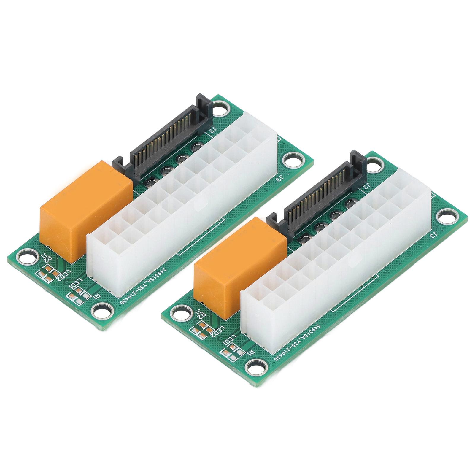 Двойной блок питания Sync Starter SATA Interface Двойной адаптер блока питания 24-контактный двойной разъем питания для BTC
Двойной блок питания Sync Starter SATA Interface Двойной адаптер блока питания 24-контактный двойной разъем питания для BTC