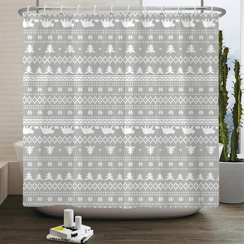 240X180Cm Bathroom Waterproof Shower Curtain Simple Geometric Pattern Printing Polyester Home Decoration Curtain With Hook W60H190(CM)-1 Pcs
240X180Cm Bathroom Waterproof Shower Curtain Simple Geometric Pattern Printing Polyester Home Decoration Curtain With Hook W60H190(CM)-1 Pcs