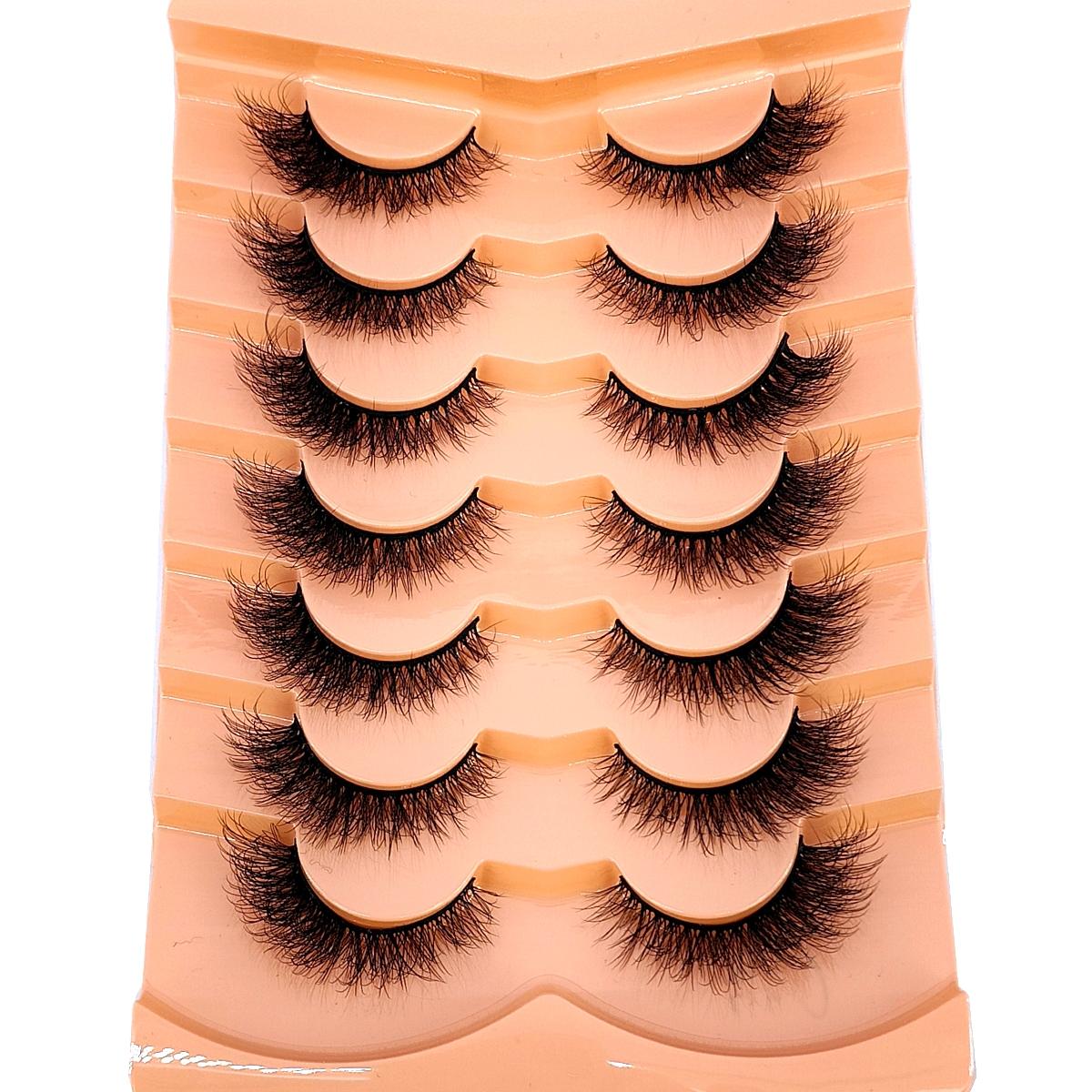 Норкові вії Натуральний вигляд Накладні вії Пухнасті 3D норкові вії Натуральні накладні вії Накладні вії Упаковка 7 пар
Норкові вії Натуральний вигляд Накладні вії Пухнасті 3D норкові вії Натуральні накладні вії Накладні вії Упаковка 7 пар