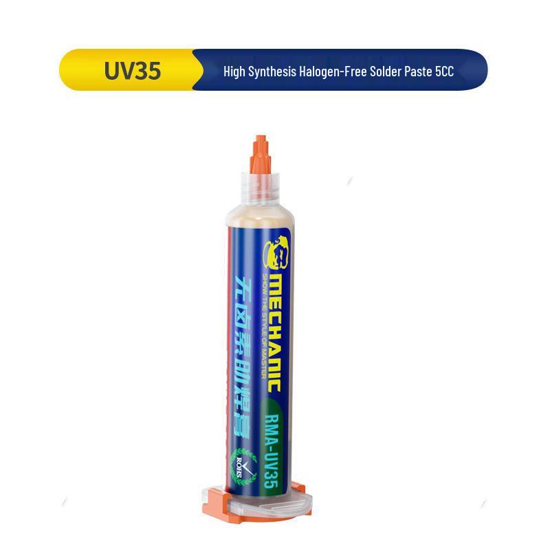 Eco-friendly, Lead-free, Halogen-free UV Solder Paste & Oil – No-clean UV80/MCN-UV11/UV35
Eco-friendly, Lead-free, Halogen-free UV Solder Paste & Oil – No-clean UV80/MCN-UV11/UV35