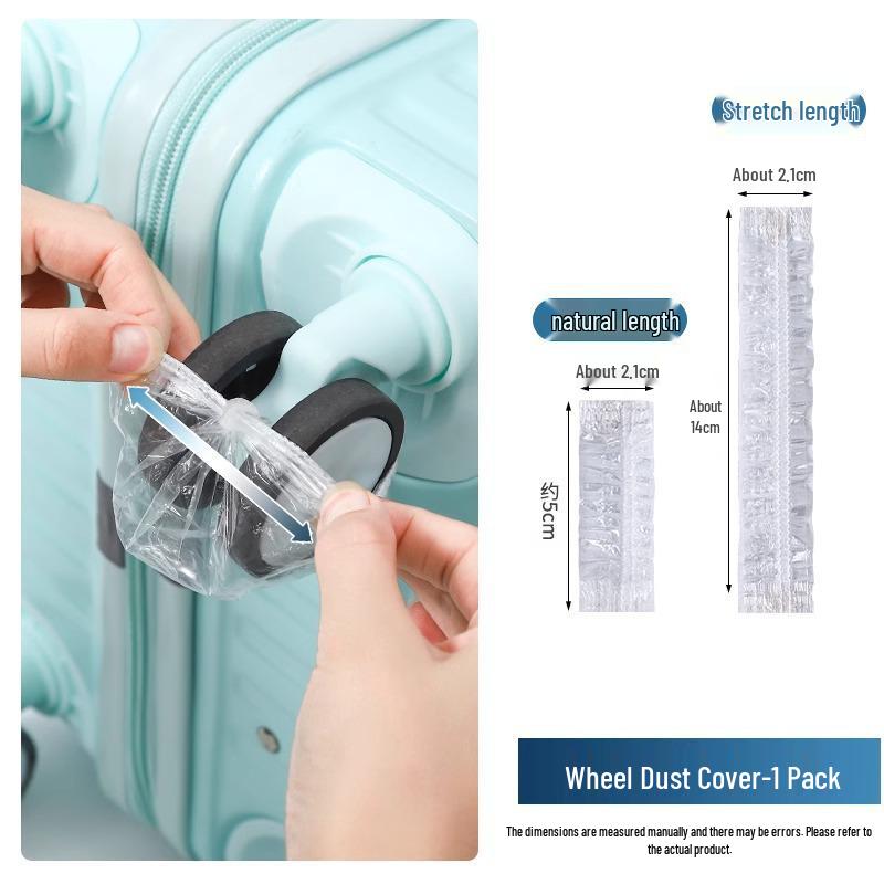 Universal Disposable Suitcase Wheel Protector
Universal Disposable Suitcase Wheel Protector