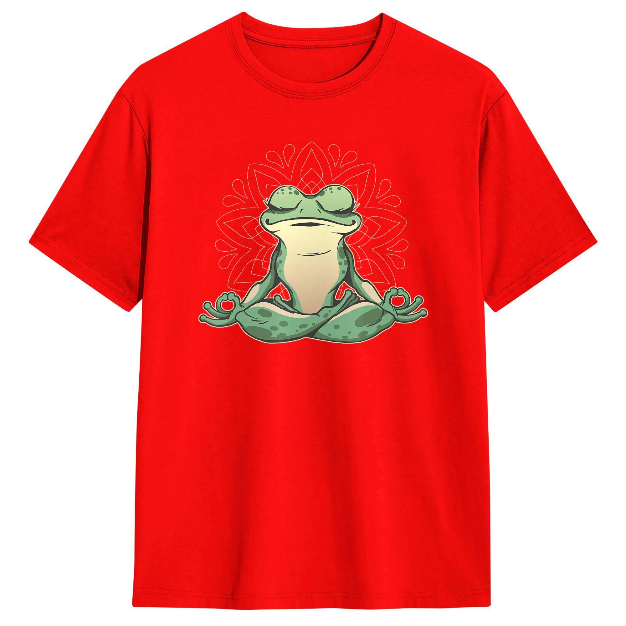 Meditating Yoga Frog T Shirt Harajuku TShirts Short Sleeve Y2K Casual Tops Summer Pure Cotton Oversize Clothing S
Meditating Yoga Frog T Shirt Harajuku TShirts Short Sleeve Y2K Casual Tops Summer Pure Cotton Oversize Clothing S