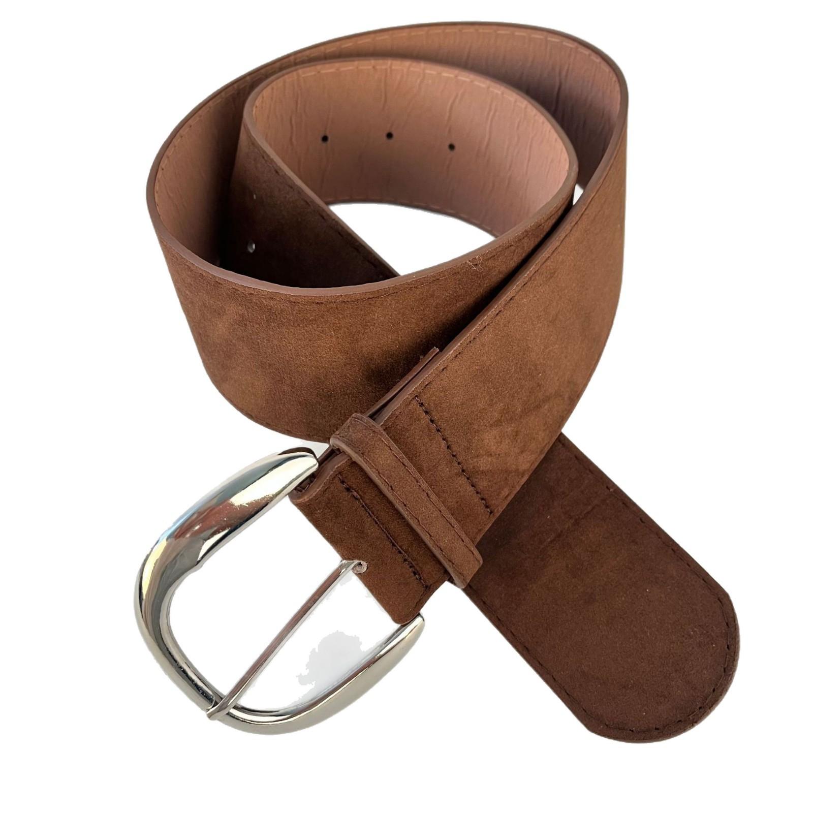 1111 New brown retro suede wide version belt simple pin buckle design fashionable belt unisex accessories
1111 New brown retro suede wide version belt simple pin buckle design fashionable belt unisex accessories