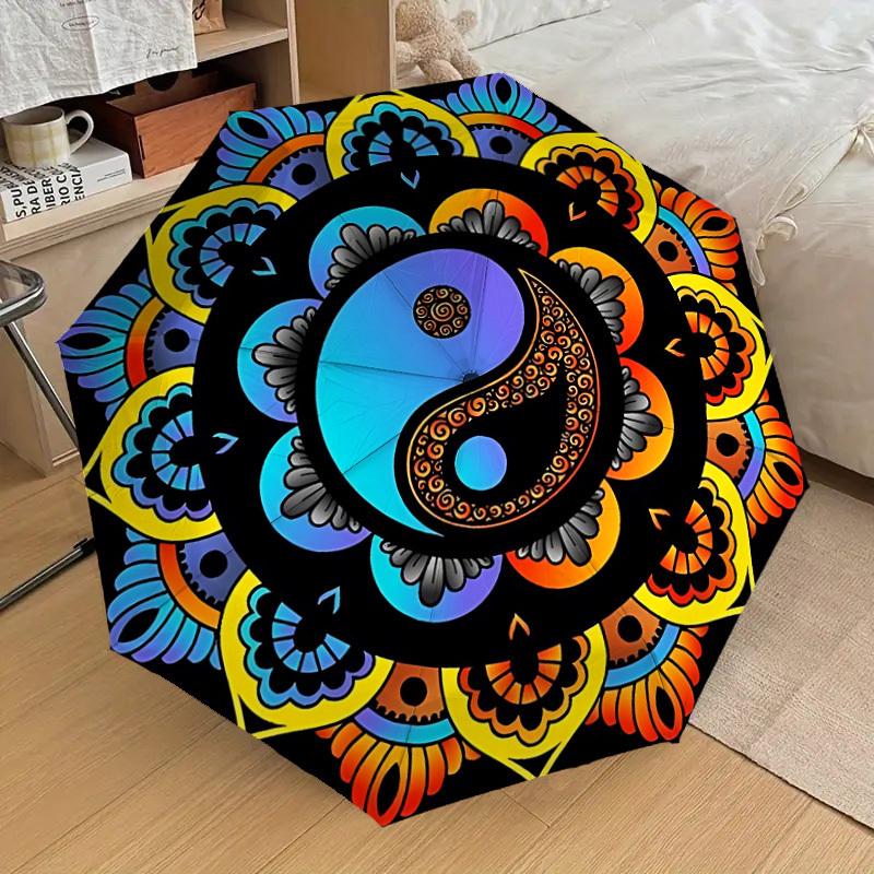 1pc Yin Yang Symbol Fashionable Automatic Opening/Closing Folding Umbrella with 8 Iron Bones, Plastic Handle yy251015033
1pc Yin Yang Symbol Fashionable Automatic Opening/Closing Folding Umbrella with 8 Iron Bones, Plastic Handle yy251015033