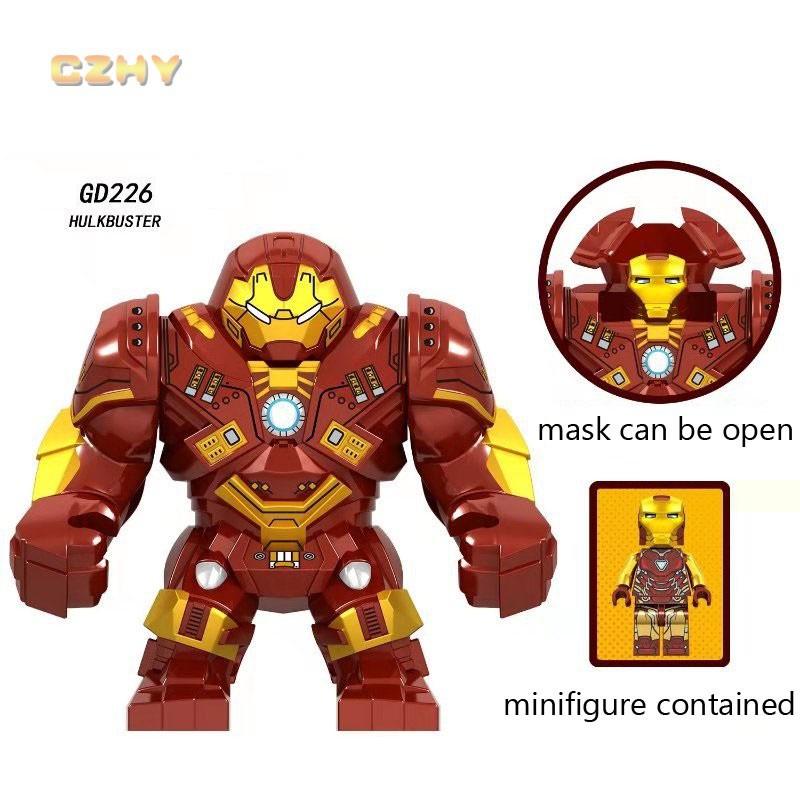 Великий Mark 44 Hulkbuster Мініфігурки Super Heroes Дитячі Будівельні Блоки MOC Іграшки 1188
Великий Mark 44 Hulkbuster Мініфігурки Super Heroes Дитячі Будівельні Блоки MOC Іграшки 1188