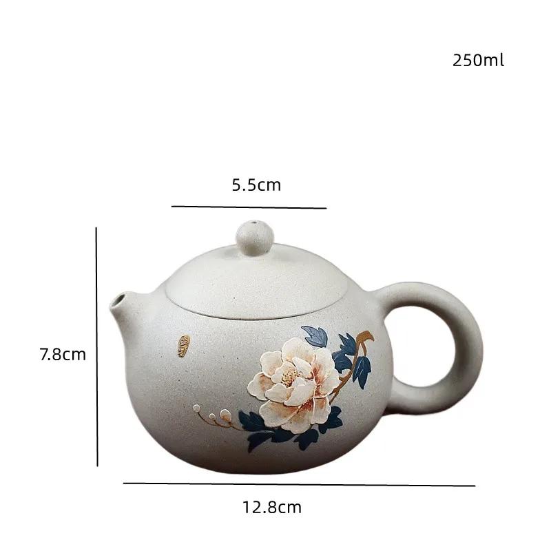 250 мл Исинский фиолетовый глиняный горшок ручной работы чайник Чайный набор оригинальный руда белый нефритовый раздел грязь расписанный вручную пион западный горшок Ши
250 мл Исинский фиолетовый глиняный горшок ручной работы чайник Чайный набор оригинальный руда белый нефритовый раздел грязь расписанный вручную пион западный горшок Ши