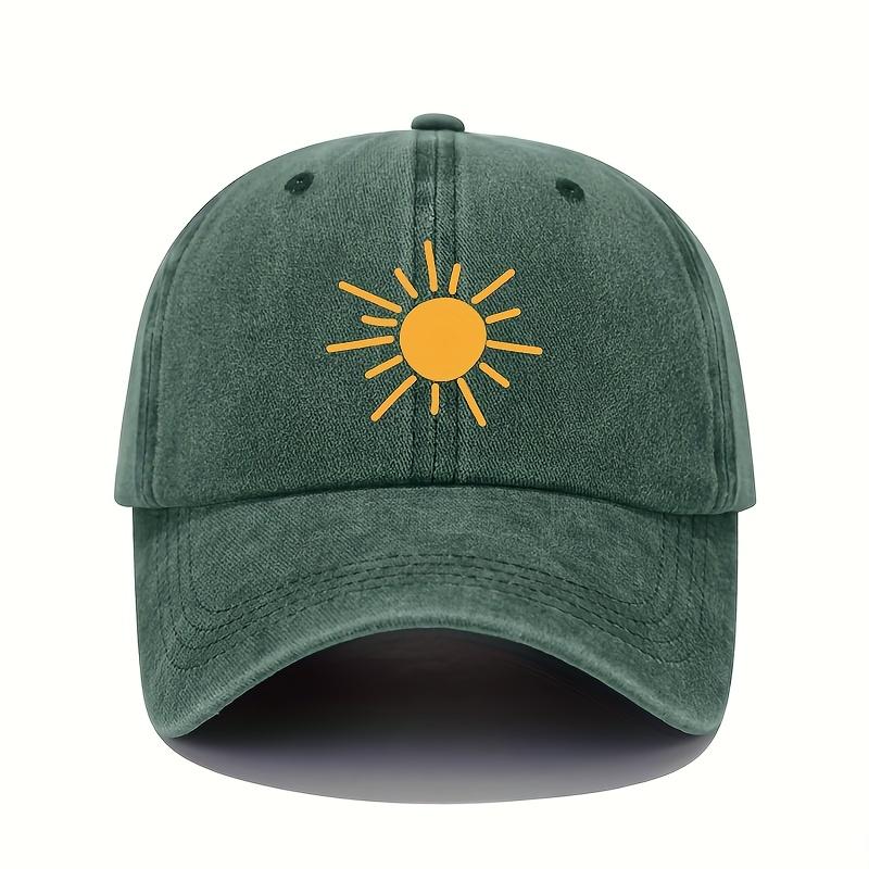Golden sun print baseball cap retro lightweight washed cap adjustable for both men and women Adjustable зелений
Golden sun print baseball cap retro lightweight washed cap adjustable for both men and women Adjustable зелений