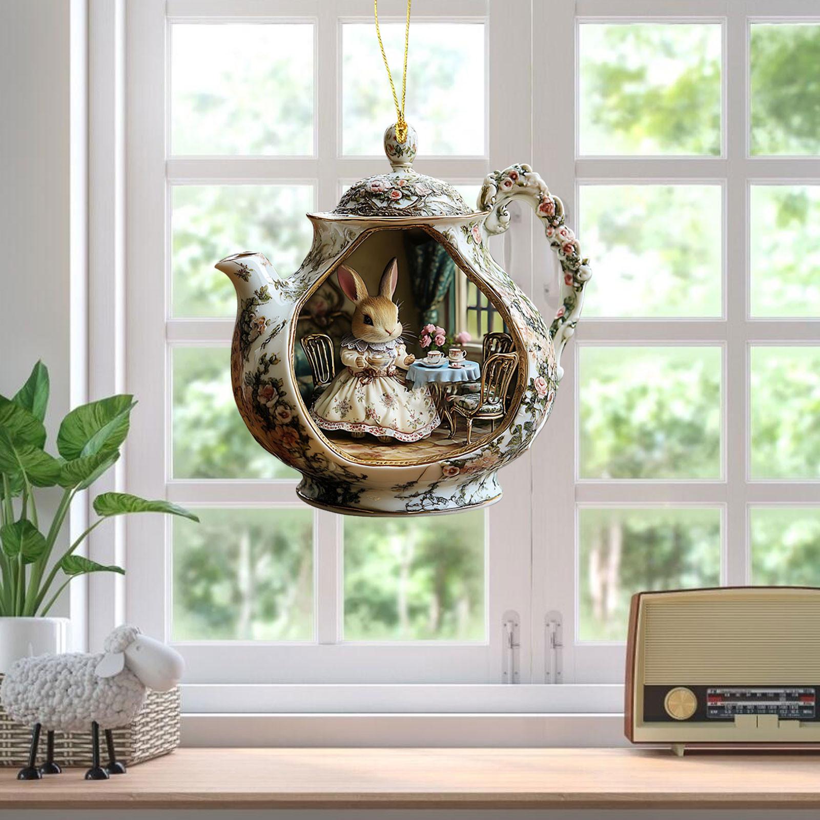 Rabbit In Teacup Warm Home 2d Acrylic Pendant Backpack Pendant Car Interior Pendant Stained Glass Window Hangings Birds Loons One Size
Rabbit In Teacup Warm Home 2d Acrylic Pendant Backpack Pendant Car Interior Pendant Stained Glass Window Hangings Birds Loons One Size