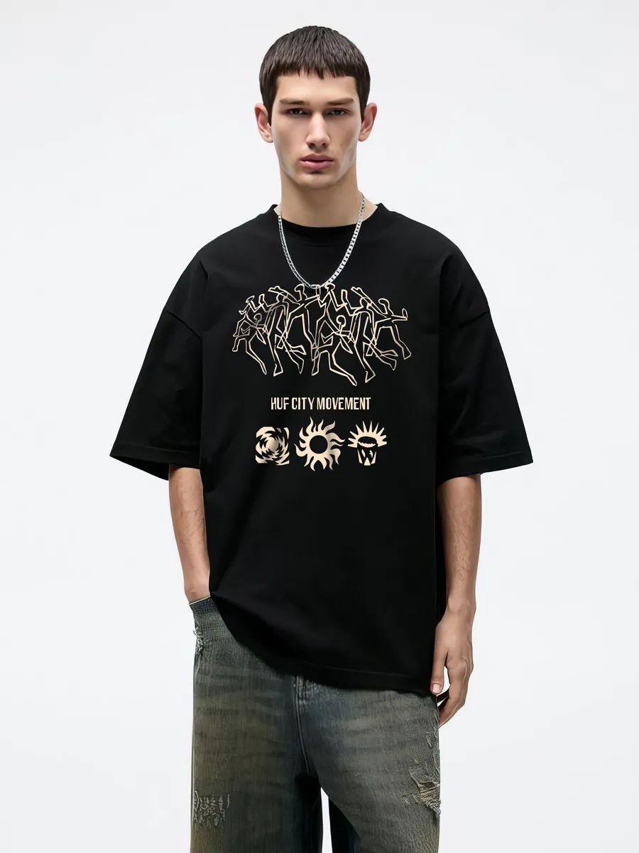 T-shirt with HUF print 4XL
T-shirt with HUF print 4XL