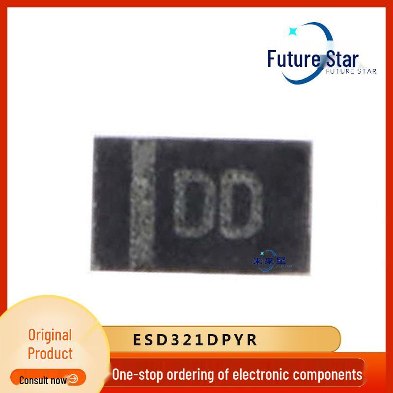 ESD321DPYR Transient Voltage Suppressor Diode, XISON-2 Package, Genuine Original.
ESD321DPYR Transient Voltage Suppressor Diode, XISON-2 Package, Genuine Original.