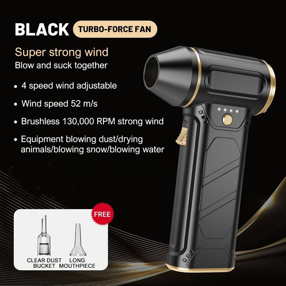 Brushless Motor Mini Turbo Violent Fan Variable Speed Electric Air Duster Outdoor Barbecue сірий
Brushless Motor Mini Turbo Violent Fan Variable Speed Electric Air Duster Outdoor Barbecue сірий