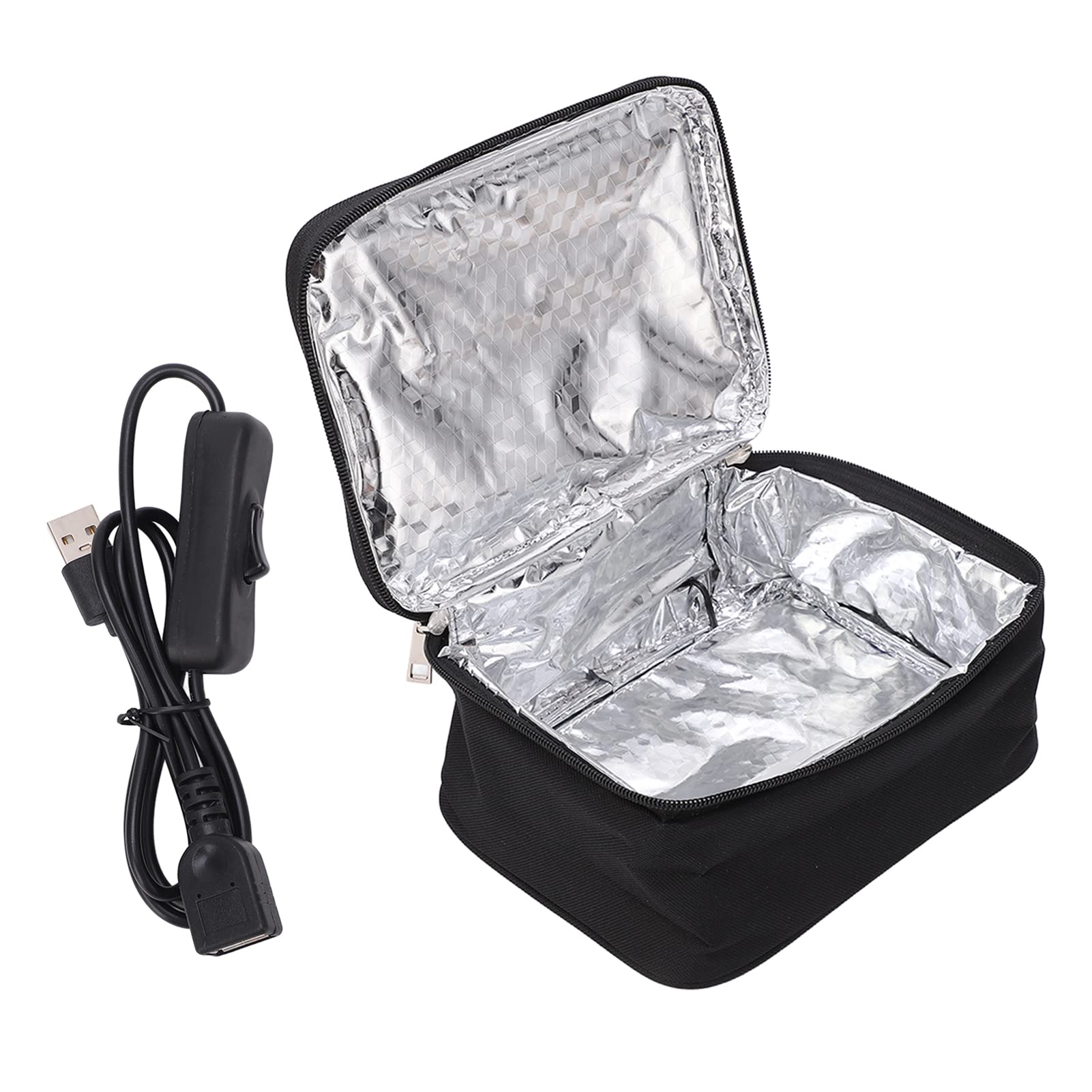 Portable Oven Lunch Bag Thermal Bag USB Heating Microwave Electric Oven Waterproof Quick Heating Lunch Picnic Box Travel Personal Food Warmer Camping чорний
Portable Oven Lunch Bag Thermal Bag USB Heating Microwave Electric Oven Waterproof Quick Heating Lunch Picnic Box Travel Personal Food Warmer Camping чорний