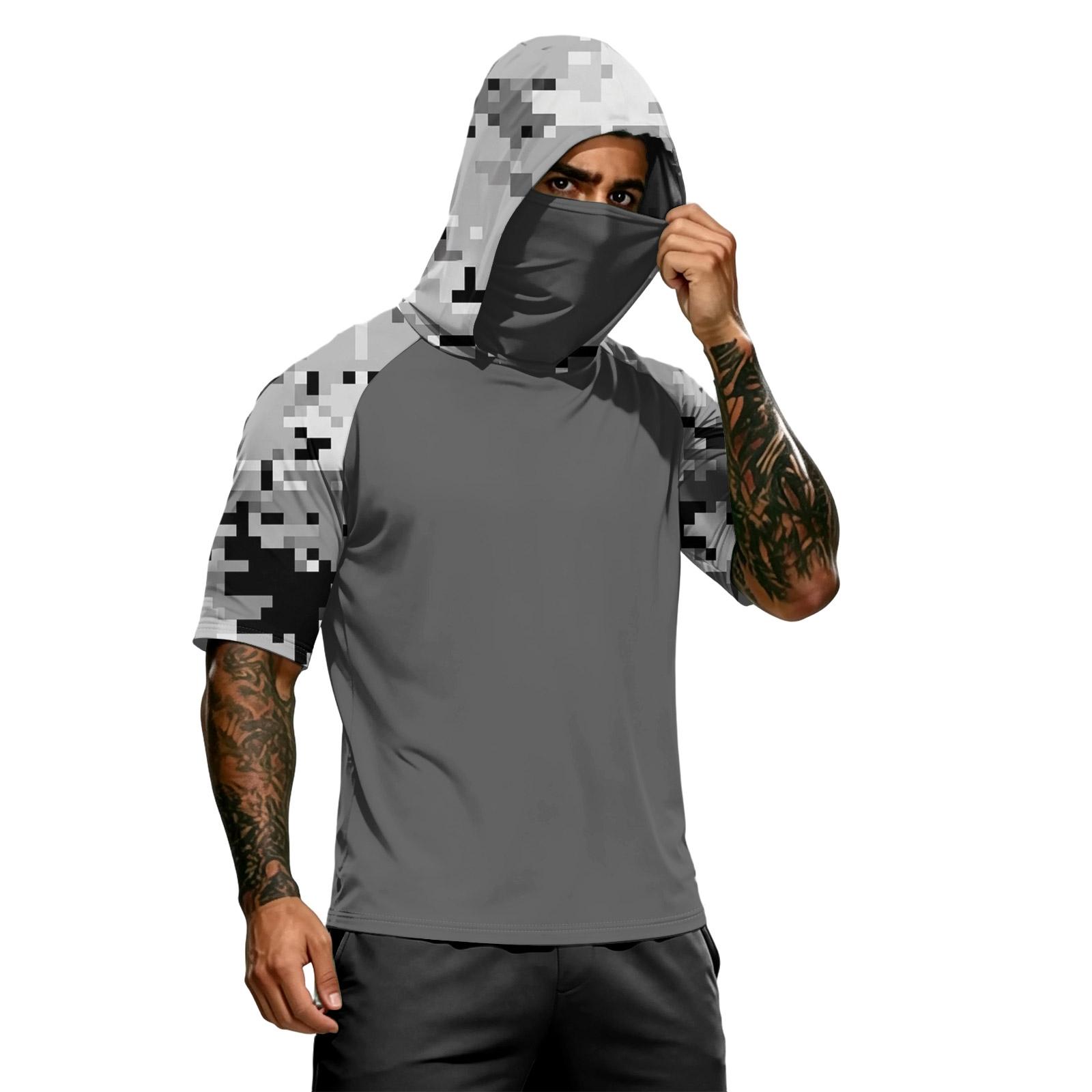 Men’s Short Sleeve Hooded T Shirt Camouflage Print Pullover Athletic Gym Workout Top Lightweight Casual Tee XL білий
Men’s Short Sleeve Hooded T Shirt Camouflage Print Pullover Athletic Gym Workout Top Lightweight Casual Tee XL білий