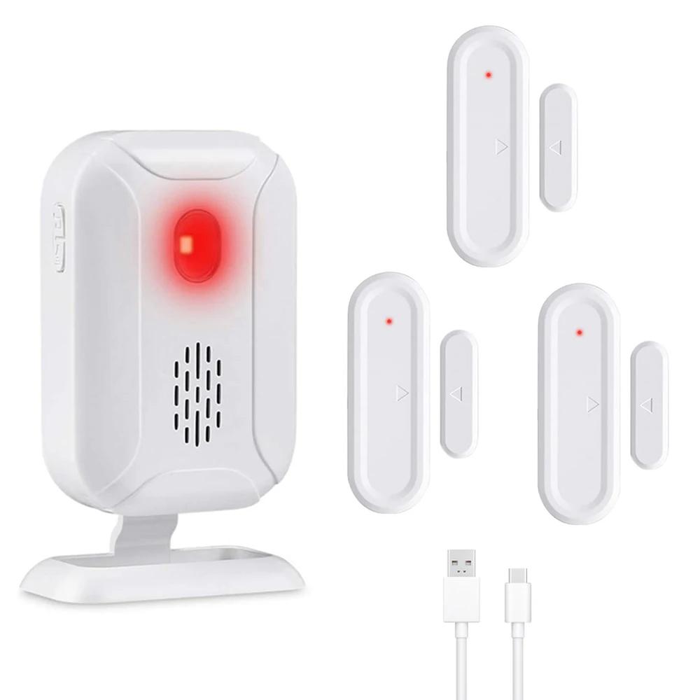 Elecpow Wireless Door And Window Alarm Sensor Door Open Chime 36 Ringtones Shop Store Welcome Chime LED Flashing Light 1 Receiver 3 Sensor
Elecpow Wireless Door And Window Alarm Sensor Door Open Chime 36 Ringtones Shop Store Welcome Chime LED Flashing Light 1 Receiver 3 Sensor