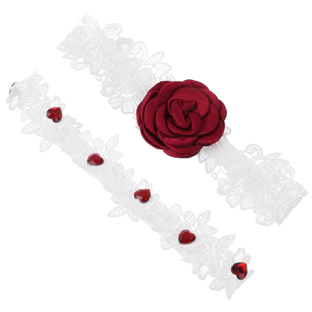 Women Girls Leg Garter Handmade Bridal Garter Stretch Red Rose Flower Garters Lace Lace Leg Ring Set Embroidered Stretch Garter XXS
Women Girls Leg Garter Handmade Bridal Garter Stretch Red Rose Flower Garters Lace Lace Leg Ring Set Embroidered Stretch Garter XXS