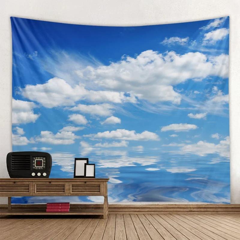 Family Room Dormitory Decoration Beautiful Sky Scenery Tapestry Wall Hanging Bohemian Background Fabric Sofa Cover Bed Sheet 74x94cm(29x37in)
Family Room Dormitory Decoration Beautiful Sky Scenery Tapestry Wall Hanging Bohemian Background Fabric Sofa Cover Bed Sheet 74x94cm(29x37in)