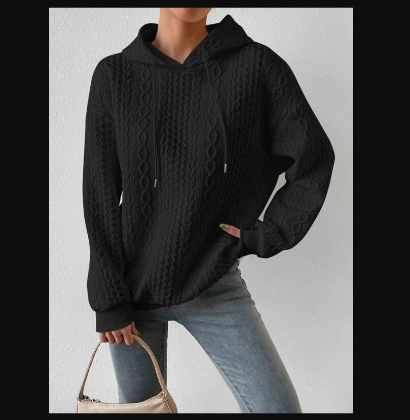 2025 Women s Plus Size Jacquard Crew Neck Sweatshirt - Casual & Comfortable Autumn Wear 4XL чорний
2025 Women s Plus Size Jacquard Crew Neck Sweatshirt - Casual & Comfortable Autumn Wear 4XL чорний