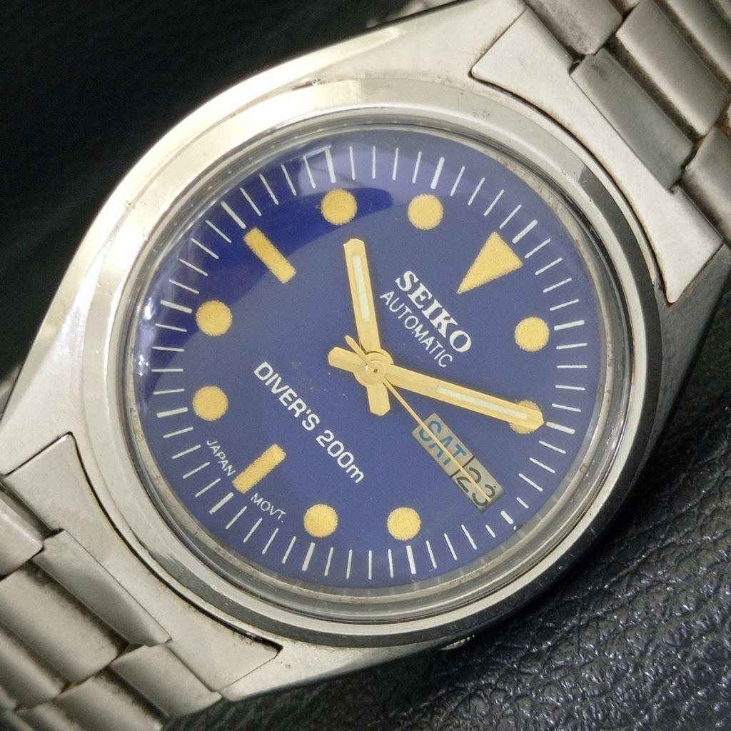 Б/у оригинальные старинные автоматические мужские часы SEIKO из Японии с синим циферблатом a435057-2 R122-a435057
Б/у оригинальные старинные автоматические мужские часы SEIKO из Японии с синим циферблатом a435057-2 R122-a435057