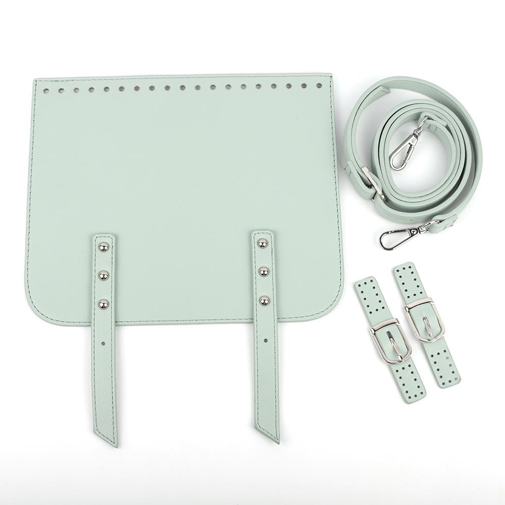 1Set DIY Handmade Handbag Set Leather Bag Cover Shloulder Strap for Women Crochet Backpack Purse Crossbody Bags Accessories зелений
1Set DIY Handmade Handbag Set Leather Bag Cover Shloulder Strap for Women Crochet Backpack Purse Crossbody Bags Accessories зелений