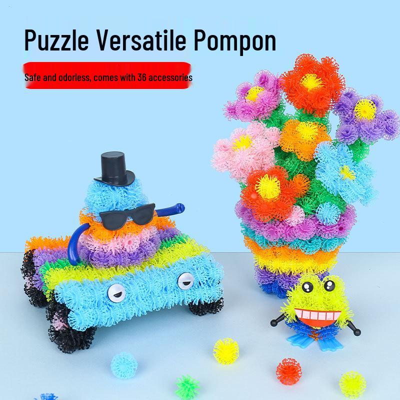 Upgraded Puffy Squeeze Ball: Double Hook DIY Puzzle Toy for Early Childhood Education
Upgraded Puffy Squeeze Ball: Double Hook DIY Puzzle Toy for Early Childhood Education