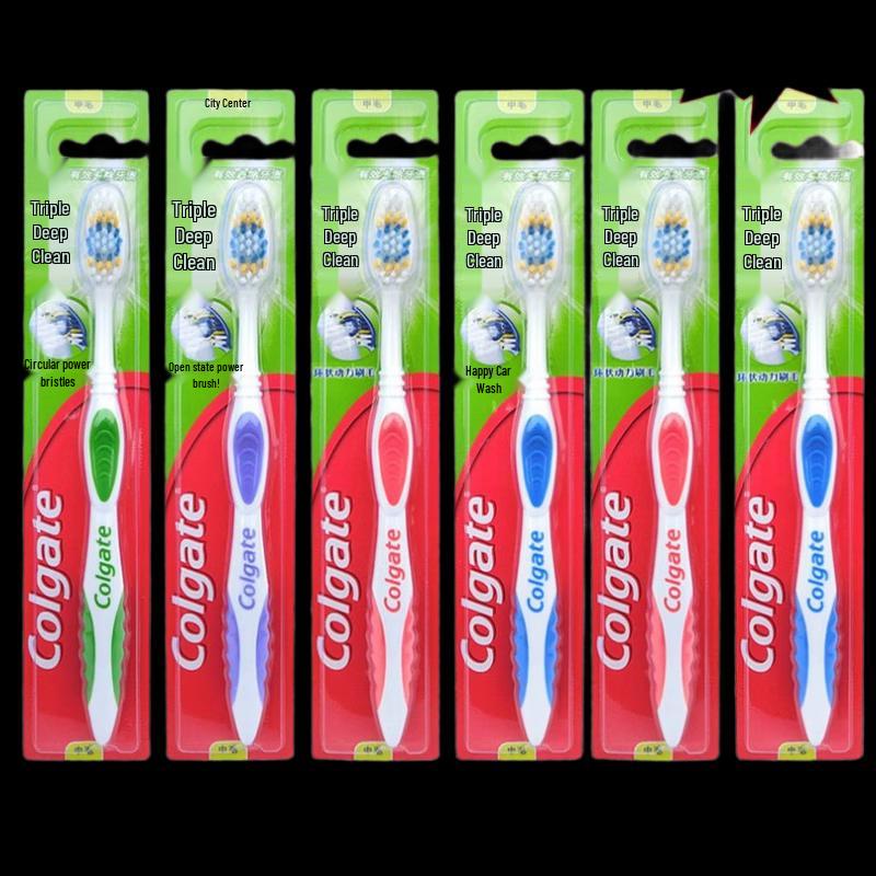 Colgate Triple Deep Clean Medium Bristle Toothbrush
Colgate Triple Deep Clean Medium Bristle Toothbrush